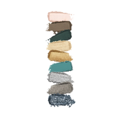 glamour multi finish eyeshadow palette - 06 Green Vibes