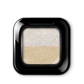 bright duo eyeshadow - 01 Metallic White / True Gold