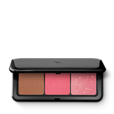 multi finish trio blush & bronzer palette - 03 - Pink