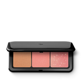 multi finish trio blush & bronzer palette - 01 - Coral