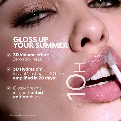 just cavalli x kiko milano 3d hydra lip gloss rebel edition - 05 Sunset Groove
