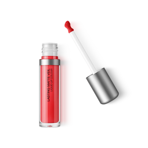 lasting matte veil liquid lip colour - 12 Crimson Red
