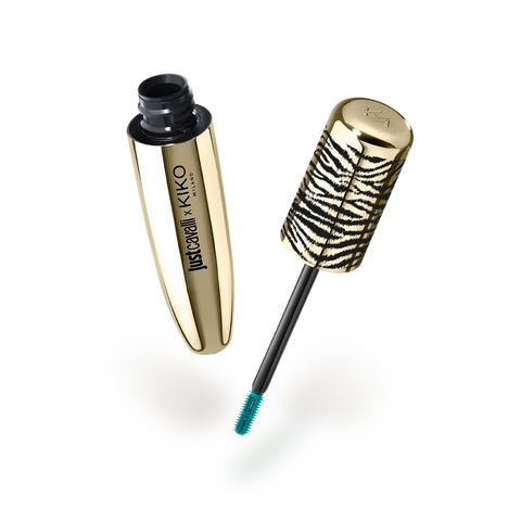 just cavalli x kiko milano maxi-mod mascara rebel edition - 01 Wild Green