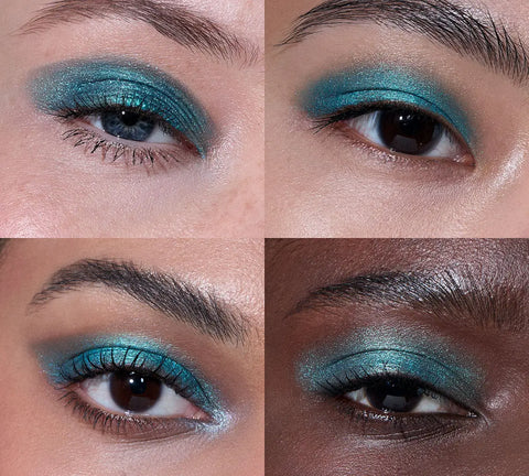 just cavalli x kiko milano extreme fierce long lasting eyeshadow - 06 Jade Waves