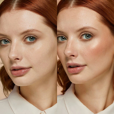 multi finish trio blush & bronzer palette - 01 - Coral