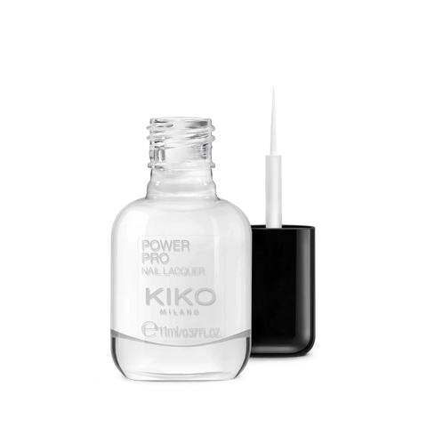 power pro nail lacquer - 02 French White - thin brush