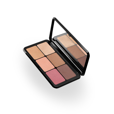 irresistible total look face powder palette - 02 Medium-Dark