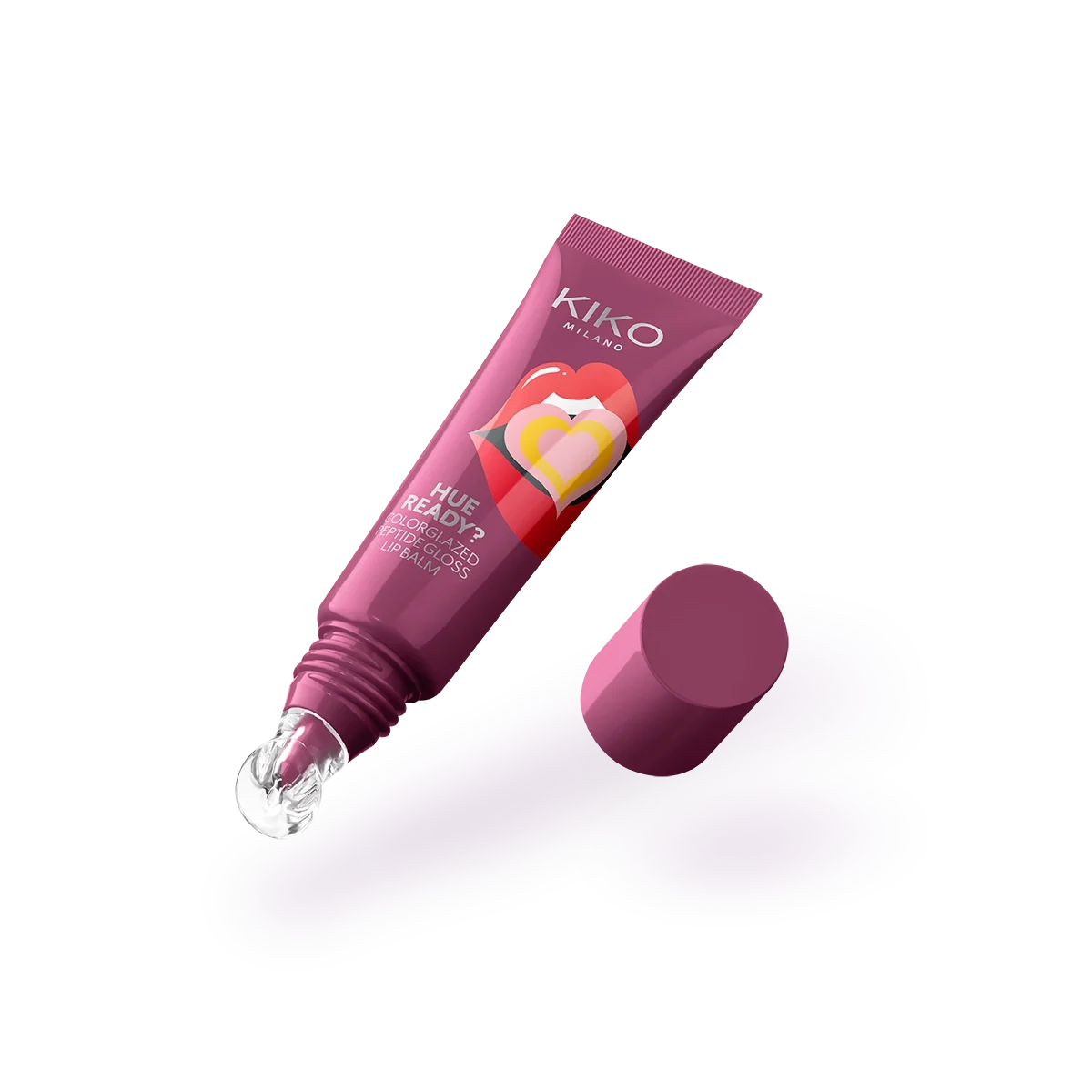 hue ready? colorglazed peptide lip gloss balm - 04 Berry Glazed