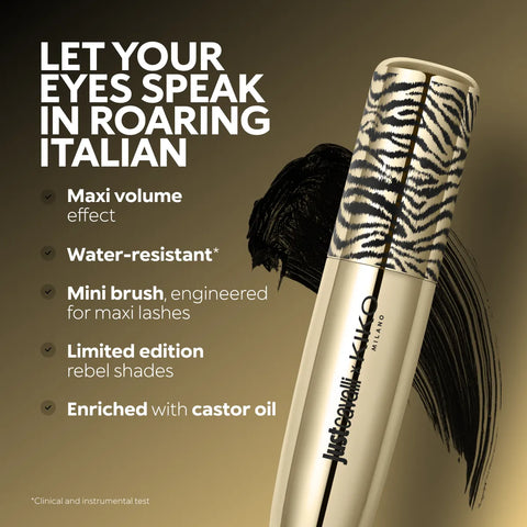 just cavalli x kiko milano maxi-mod mascara rebel edition - 03 Jaguar Black