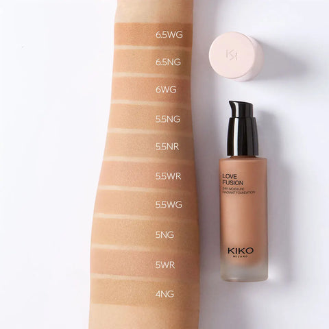 love fusion 24h moisture radiant foundation - 5WR Warm Rose
