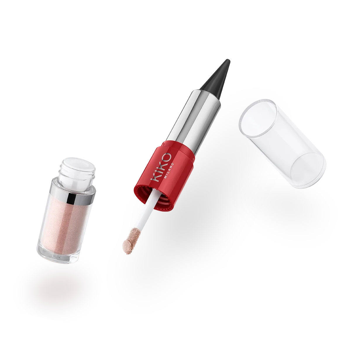 flirt alert eyes don't lie kajal & eyeshadow - 01 Black & Dusted Gold