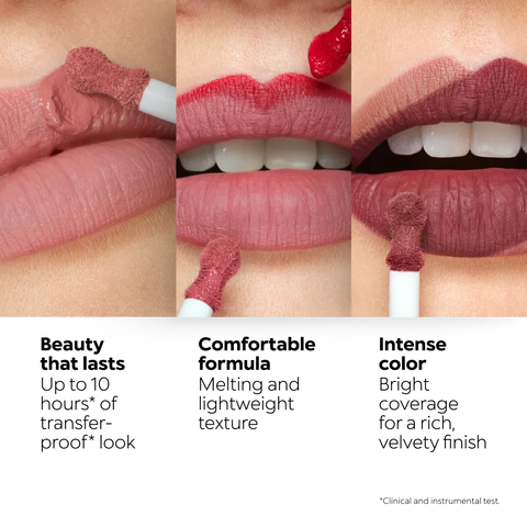 lasting matte veil liquid lip colour - 08 Universal Mauve