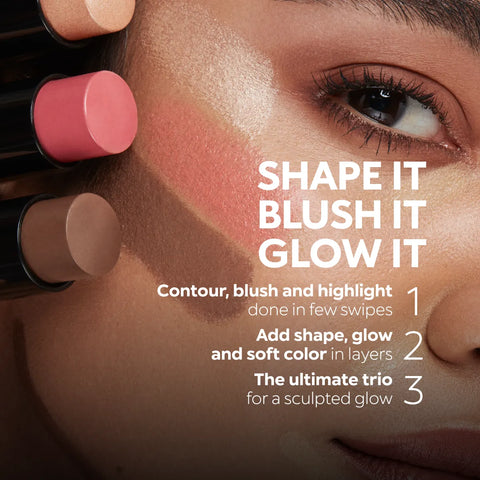 velvet touch creamy stick blush - 02 Golden Peach