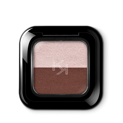 bright duo eyeshadow - 09 Ice Rose / Medium Brown