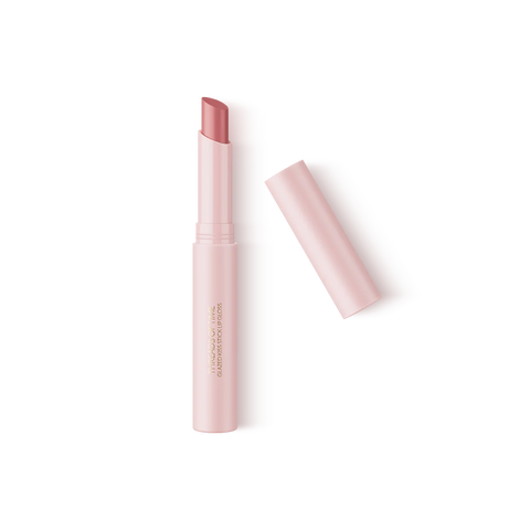 threads of time glazed kiss stick gloss - 01 Drip Rose