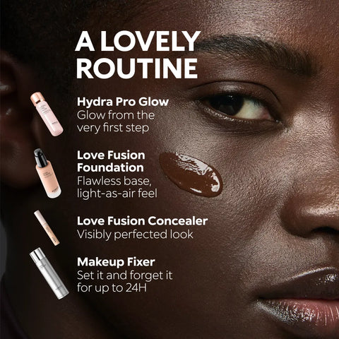 love fusion 24h moisture radiant foundation - 1NR Neutral Rose