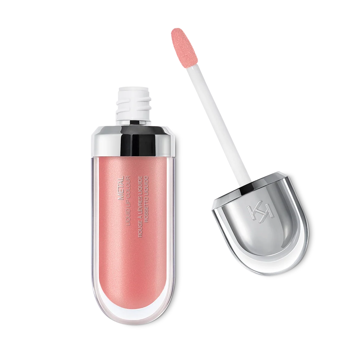 metal liquid lip colour - 01 Rosy Nude