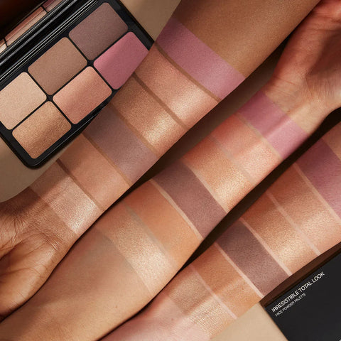 irresistible total look face powder palette - 02 Medium-Dark