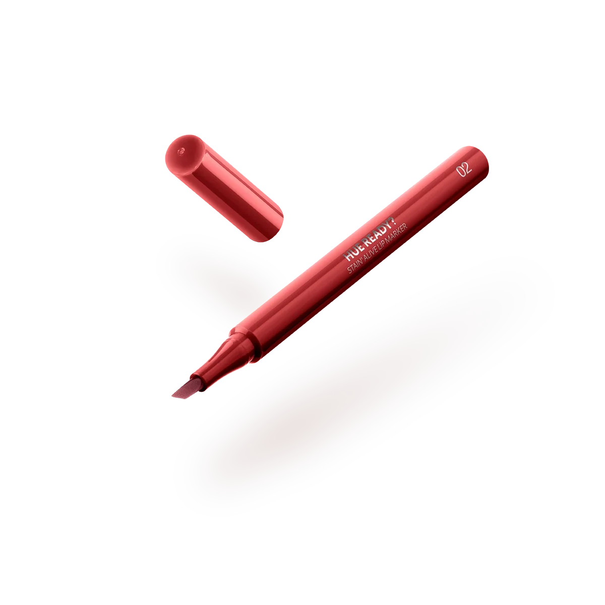hue ready? stain' alive lip marker - 02 Brick The Rules