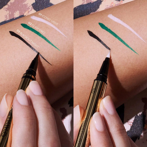 just cavalli x kiko milano no fear to dare eyemarker & eraser - 03 Blackout Night