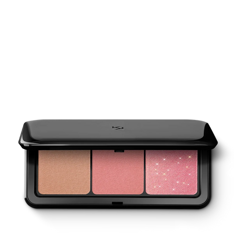 multi finish trio blush & bronzer palette - 02 - Mauve