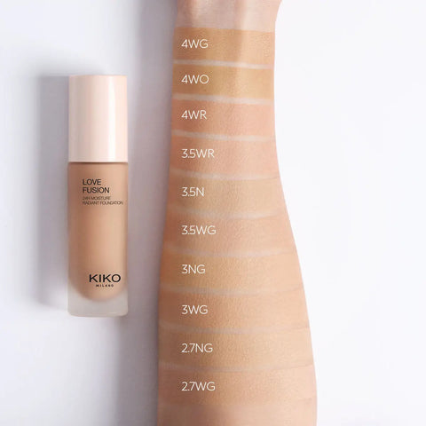 love fusion 24h moisture radiant foundation - 3NG Neutral Gold