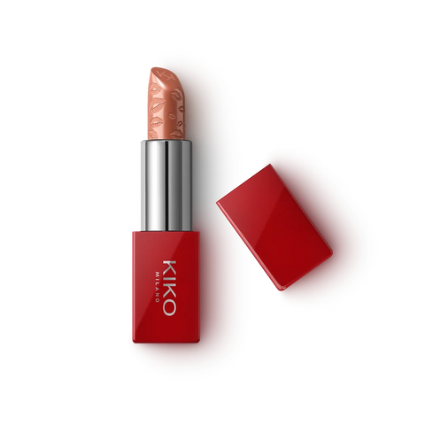 flirt alert heartstopper shiny lipstick - 01 No Filter Nude