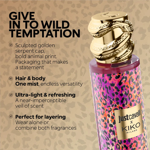 just cavalli x kiko milano fierce blossom fragrance mist