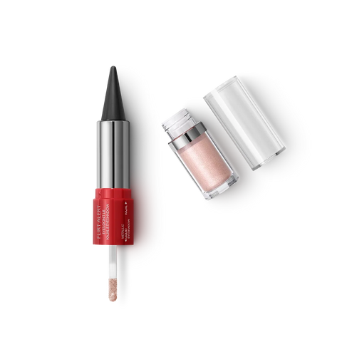 flirt alert eyes don't lie kajal & eyeshadow - 01 Black & Dusted Gold
