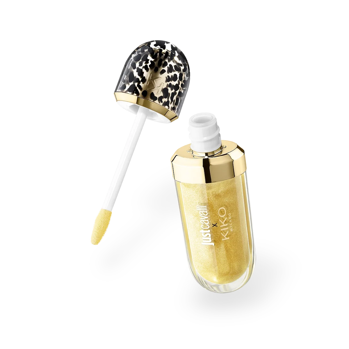 just cavalli x kiko milano 3d hydra lip gloss rebel edition - 01 Citrus Flame