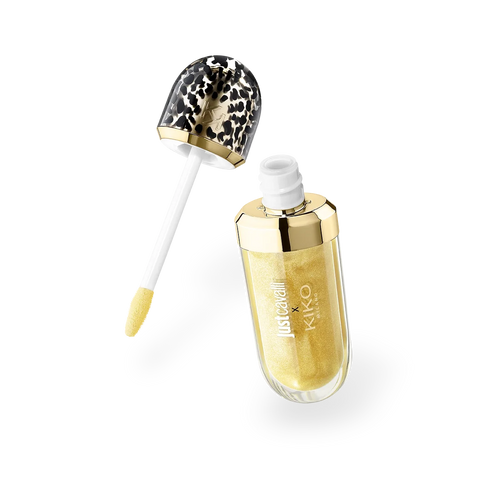 just cavalli x kiko milano 3d hydra lip gloss rebel edition - 01 Citrus Flame