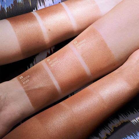 just cavalli x kiko milano party glam lumi-bronzer - 03 Cocoa Roar