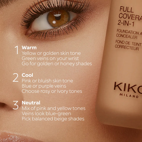 full coverage 2-in-1 foundation & concealer - WR15 Warm Rose