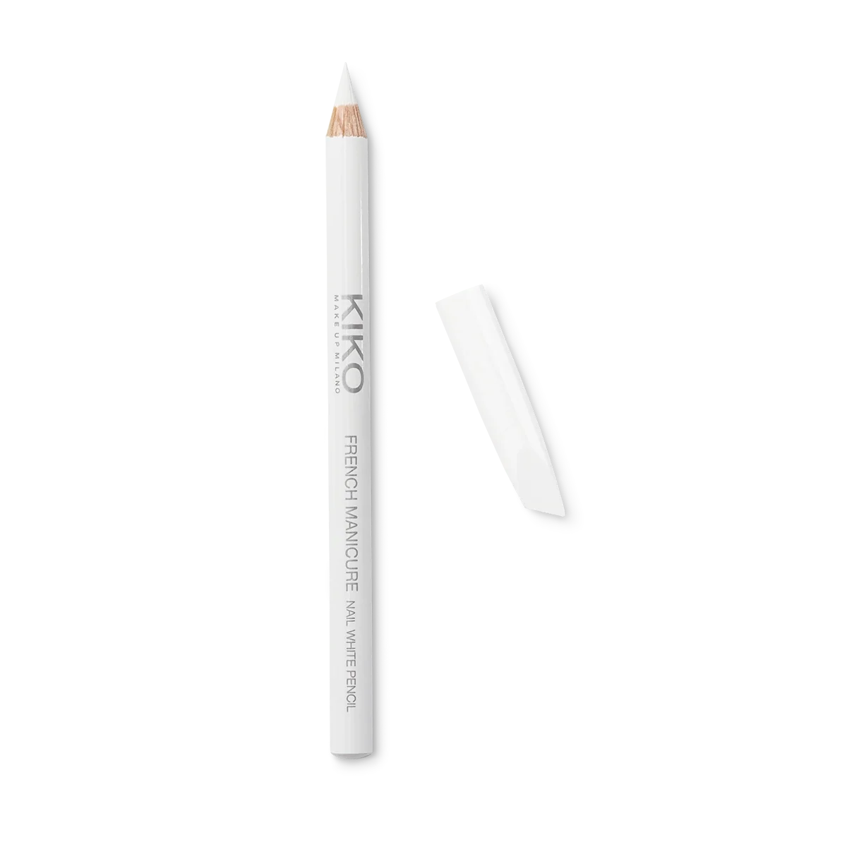french manicure white pencil